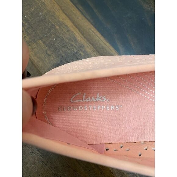 Clarks Cloudsteppers Stretch Slip-Ons Breeze Emily Peach Women’s Size 9.5 - Picture 6 of 6